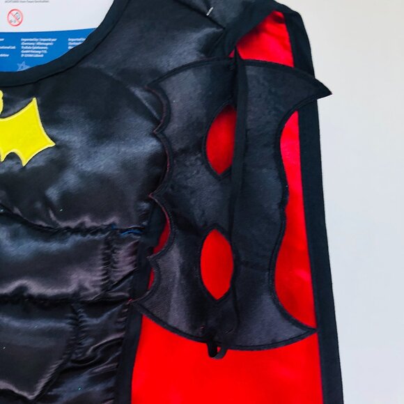 New w/Tag-Great Pretenders Reversible Superhero Tunic Cape with Mask Size 4-7 - Picture 8 of 16